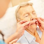 Paciente con oxigenoterapia